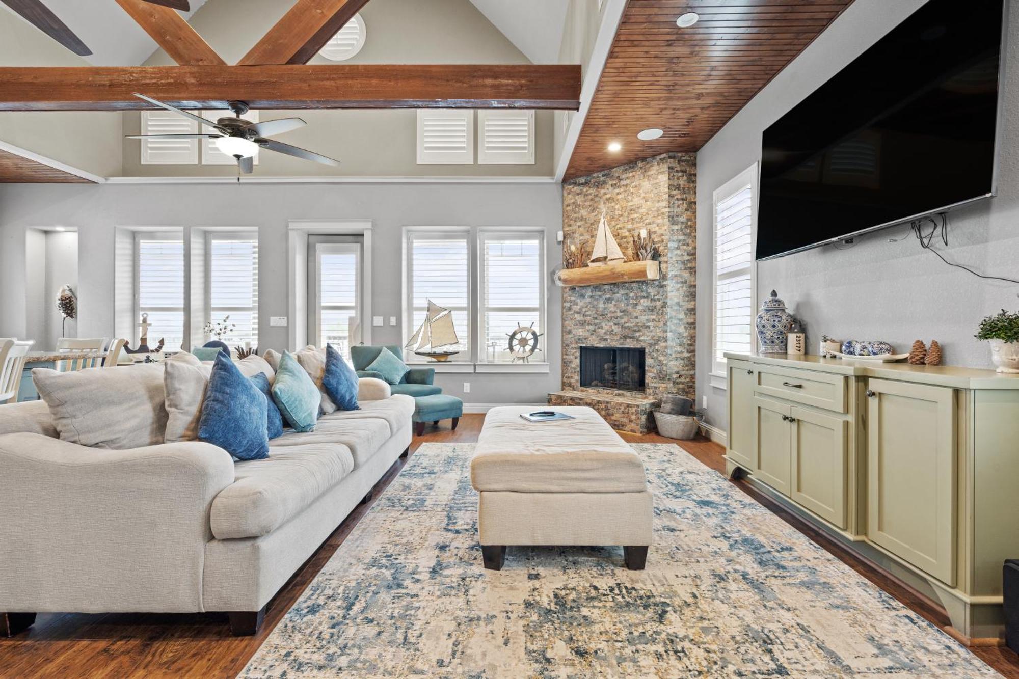 Luxury Waterfront Home Family And Pet Friendly Near Surfside Beach 11 Mins Freeport Dış mekan fotoğraf